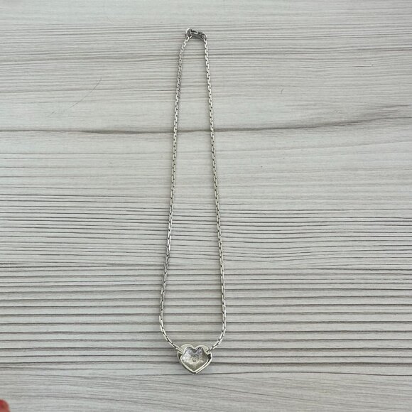 Swarovski Pave Heart Necklace - Picture 5 of 8